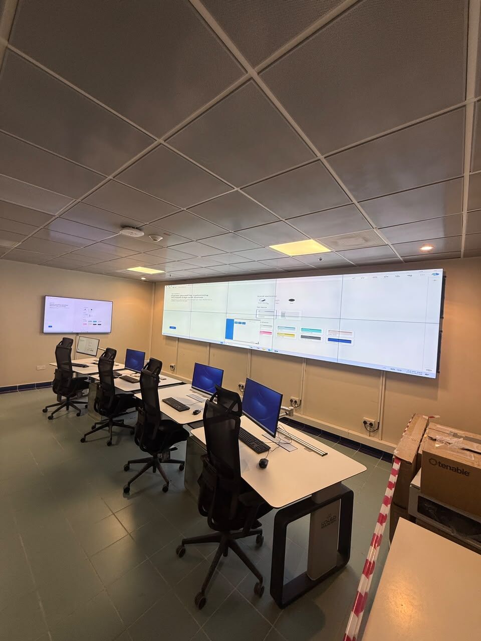 A control room we integrated
