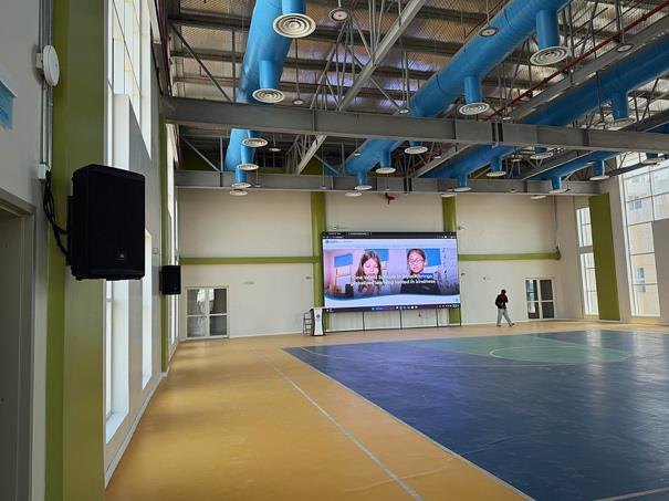 OWIS Riyadh auditorium — 2.5 mm LED video wall