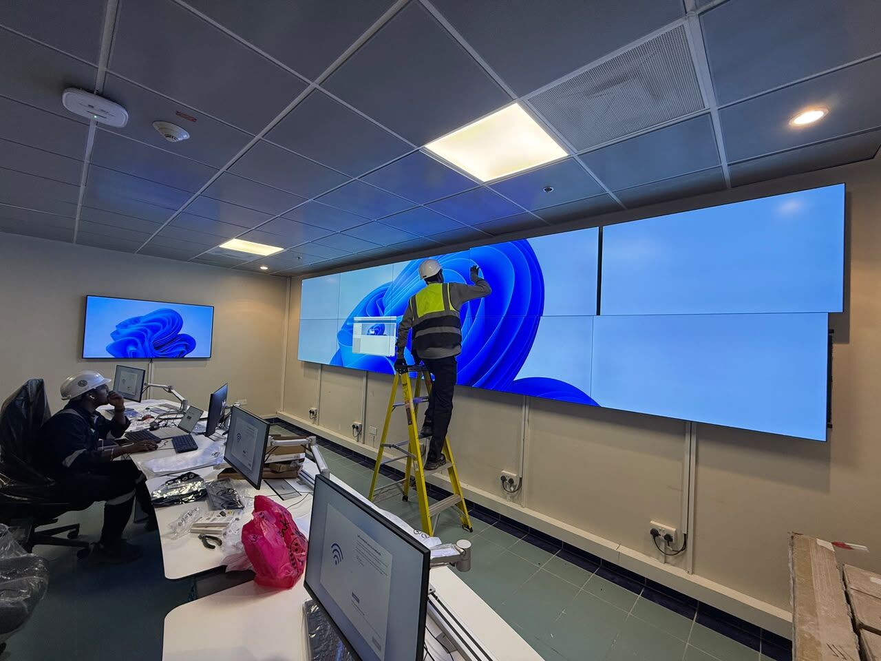 A video wall we installed